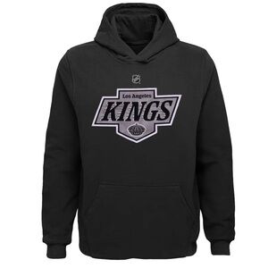 Los Angeles Kings Two Tone Black Pullover Hoodie Youth Large
